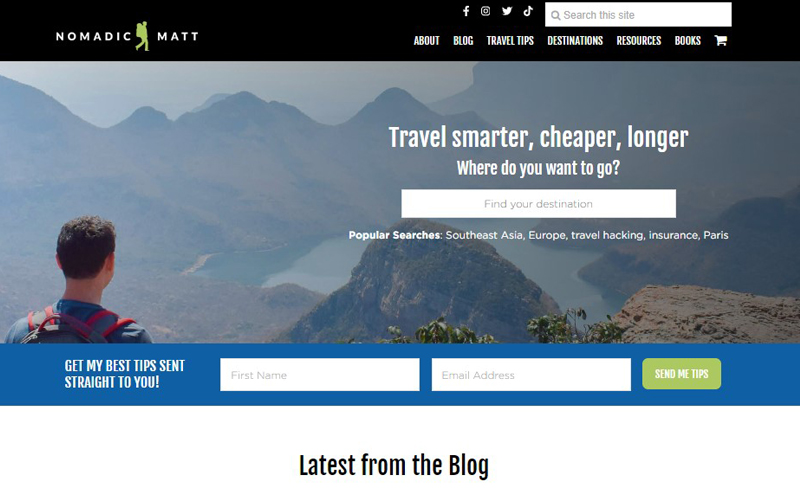 Read more about the article Nomadic Matt – NomadicMatt.com