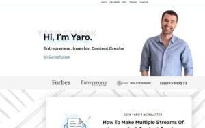 Read more about the article Yaro Starak – Yaro.blog